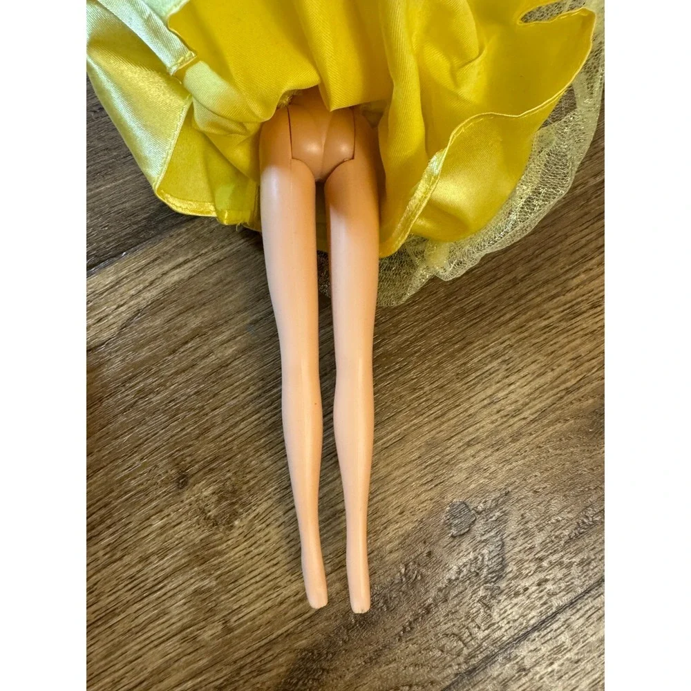 Vtg Disney Store‎ Princess Belle Beauty Beast Classic Doll Yellow Dress Retired